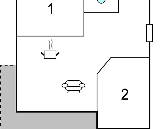 Two-bedroom In アパート *
